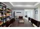 Game room features a large table with chess set, game storage shelves, and recessed lights at 717 Robinson Farms Dr, Marietta, GA 30068