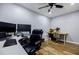 This spacious home office includes 2 desks and a comfortable executive-style chair at 717 Robinson Farms Dr, Marietta, GA 30068