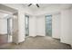 Bright bedroom with neutral carpet, and modern windows offering views at 1100 Howell Mill Nw Rd # 408, Atlanta, GA 30318