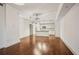 Open living area with kitchen, stainless appliances, and bright, airy atmosphere at 1100 Howell Mill Nw Rd # 408, Atlanta, GA 30318