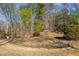 Large backyard with a backdrop of tall trees and natural wooded area at 1239 Bonshaw Trl, Marietta, GA 30064