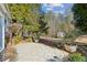 Patio with various trees and bushes at 1239 Bonshaw Trl, Marietta, GA 30064