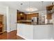 Well-equipped kitchen with stainless steel appliances and a breakfast bar area at 1239 Bonshaw Trl, Marietta, GA 30064