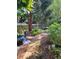 Serene landscaped garden featuring a stone path, lush greenery, and decorative planters, creating a tranquil outdoor space at 1239 Bonshaw Trl, Marietta, GA 30064
