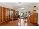 Office with hardwood floors, built-in shelves and large window at 1239 Bonshaw Trl, Marietta, GA 30064