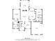 Main level floor plan showing living spaces, kitchen and garage at 179 Country Club Dr, Hiram, GA 30141