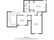 Upstairs floor plan with 3 bedrooms and 2 bathrooms at 179 Country Club Dr, Hiram, GA 30141