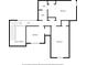 Upstairs floor plan showcasing multiple bedrooms and bathrooms, connected by hallways and stairs at 179 Country Club Dr, Hiram, GA 30141