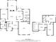 Detailed floor plan showcasing the layout of the home, including room dimensions and connections at 179 Country Club Dr, Hiram, GA 30141