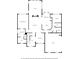 Main level floor plan showing living spaces, kitchen and garage at 179 Country Club Dr, Hiram, GA 30141