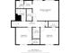 Second-floor layout featuring bedrooms, bathrooms, walk-in closets, and a laundry room at 1068 Gwens Sw Trl, Lilburn, GA 30047