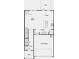Layout of the first floor showing the kitchen, living spaces, powder room, and access to the 2-car garage at 1375 Windance Lake Dr, Loganville, GA 30052