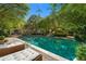Beautiful backyard pool with sun loungers and lush landscaping for a relaxing experience at 8 W Andrews Nw Dr, Atlanta, GA 30305