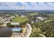 Aerial view of home near Johnson Lake and Yellow River in Lithonia, GA at 1861 Poplar Falls Ave, Lithonia, GA 30058