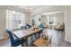 Open-concept dining room with hardwood floors with lots of natural light at 1861 Poplar Falls Ave, Lithonia, GA 30058