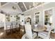 Bright breakfast nook adjacent to the kitchen, featuring ample seating and natural light at 145 Cuthbert Ln, Acworth, GA 30101