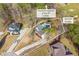 Aerial view of property showing proximity to downtown and highways at 2121 Rock Court, Loganville, GA 30052