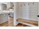 Mud room with bench and coat hooks at 165 2Nd St, Fayetteville, GA 30214