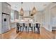 Modern kitchen with island, stainless steel appliances, and stylish pendant lighting at 165 2Nd St, Fayetteville, GA 30214