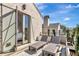 Outdoor patio with lounge chairs at 165 2Nd St, Fayetteville, GA 30214
