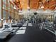 Well-equipped fitness center with cardio machines, weightlifting equipment, and natural light at 2870 Pharr Court South Nw # 504, Atlanta, GA 30305