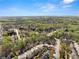Expansive aerial shot showcases a mature neighborhood with tree-lined streets under a blue sky at 847 Edgeley Ln, Lawrenceville, GA 30044