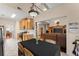 Open concept living room and kitchen with hardwood floors and stainless steel appliances at 847 Edgeley Ln, Lawrenceville, GA 30044