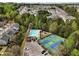 Overhead shot of community pool, playground, tennis/basketball courts at 261 Silver Ridge Dr, Dallas, GA 30157