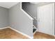 Entryway featuring tile flooring, staircase and convenient access to the front door at 261 Silver Ridge Dr, Dallas, GA 30157