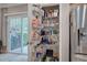 Walk-in pantry with custom shelving and storage at 537 Rendezvous Rd, Acworth, GA 30102