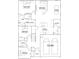 Floor plan showcasing the layout of the home, including bedrooms, bathrooms, and living spaces at 76 Mayhaw Pt, Sharpsburg, GA 30277