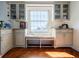 Window nook featuring a built-in bench and storage cabinets at 195 14Th Ne St # Ph206, Atlanta, GA 30309