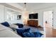 Bright living room featuring hardwood floors, modern decor, and ample seating at 195 14Th Ne St # Ph206, Atlanta, GA 30309