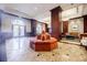 Grand lobby featuring elegant seating, high ceilings, and marble flooring at 195 14Th Ne St # Ph206, Atlanta, GA 30309