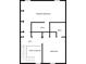 Second floor plan with the primary bedroom and another bedroom with attached bathrooms at 1674 Executive Park Ne Ln, Atlanta, GA 30329
