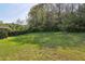 Expansive backyard offering ample green space, partially fenced, and mature trees at 2519 Miriam Ln, Decatur, GA 30032