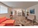Finished basement offers a stylish bar area and comfortable seating at 3348 Lynnray Dr, Atlanta, GA 30340