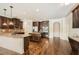 Well-appointed kitchen with an island, stainless steel appliances, granite countertops, and ample cabinet space at 349 Pennant Ln, Fairburn, GA 30213