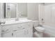 Bathroom with a vanity, toilet, and a shower-tub combination at 314 Sable Trace Pass, Acworth, GA 30102