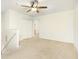Neutral bedroom with ceiling fan and access to closet and bathroom at 809 Brickleridge Se Ln, Mableton, GA 30126