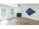 Bright living room with a fireplace, hardwood floors, a door to the outside at 809 Brickleridge Se Ln, Mableton, GA 30126
