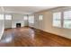 Classic living room with hardwood floors and fireplace, bathed in natural light at 2129 Fairhaven Ne Cir, Atlanta, GA 30305
