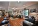 Spacious basement with bar and entertainment area for friends and Gathering at 525 Sycamore Pt, Woodstock, GA 30189