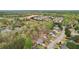 Aerial view of the neighborhood featuring a pond and the houses in the area at 1145 Prospect Mill Dr, Lawrenceville, GA 30043
