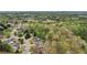 Aerial view of a neighborhood showing the layout and surrounding landscape of the houses at 1145 Prospect Mill Dr, Lawrenceville, GA 30043