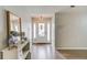 The front entryway boasts natural lighting, a neutral color palette and a view of the front door at 2643 Herndon Nw Rd, Lawrenceville, GA 30043