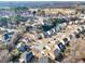 Expansive aerial view of a well-planned suburban community with diverse housing styles and lush greenery at 416 Pine Log Ct, Canton, GA 30115