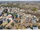 Expansive aerial view showcasing a neighborhood with well-maintained homes and lush greenery at 416 Pine Log Ct, Canton, GA 30115