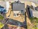 Picture of the backyard, including patio furniture and an outdoor entertainment area at 416 Pine Log Ct, Canton, GA 30115