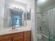 Bathroom featuring a tub/shower and single sink vanity at 408 Smokerise Se Cir, Marietta, GA 30067